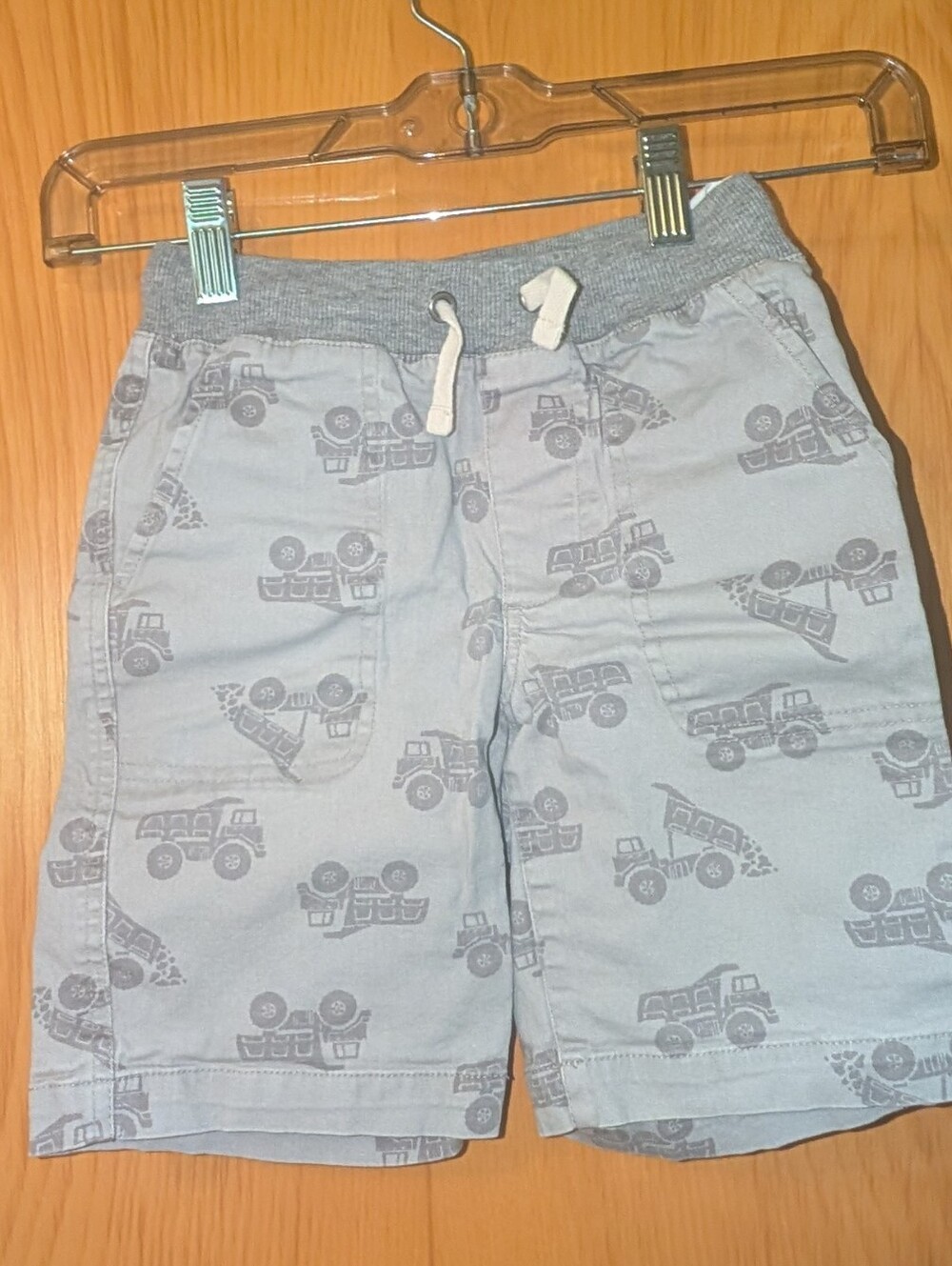 Boys' Pull-On Shorts with Truck Print